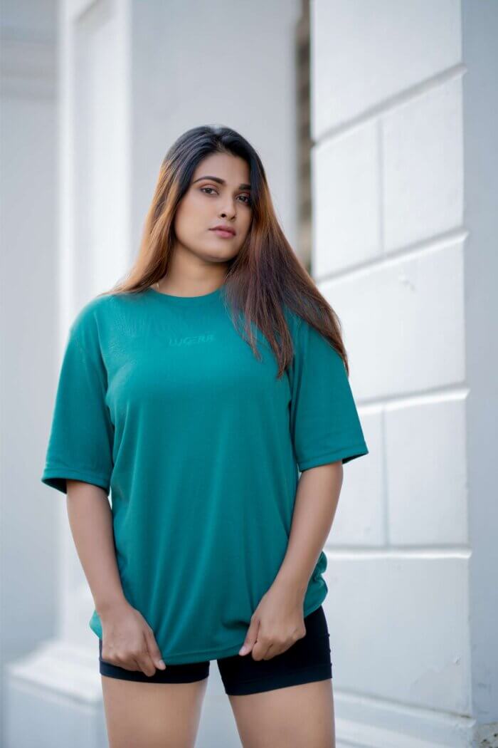 Lugerr Basic Oversized Tee - Deep Teal