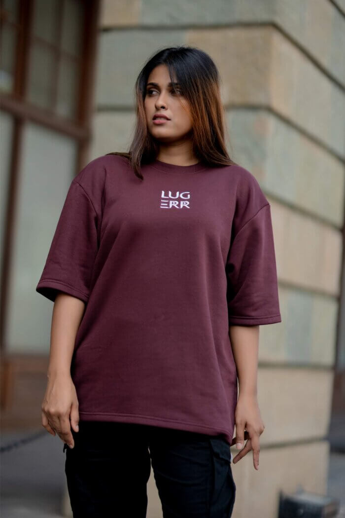 Lugerr Midlux high-necked Oversized tee