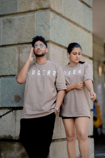 Lugerr Prime high-necked oversized tee