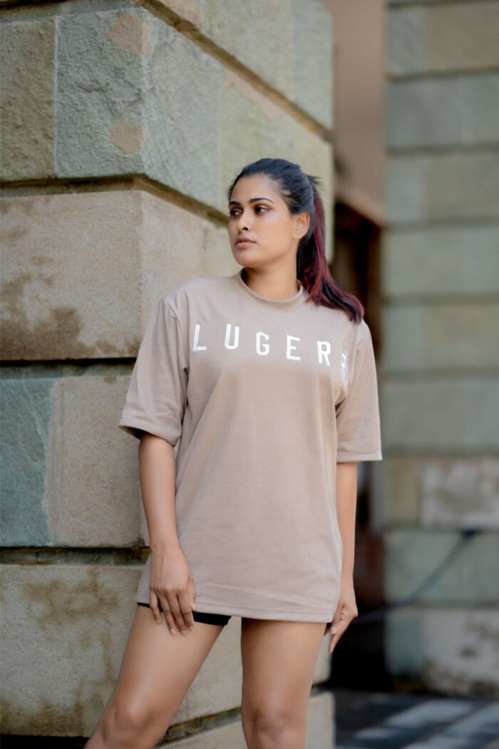 Lugerr Prime high-necked oversized tee