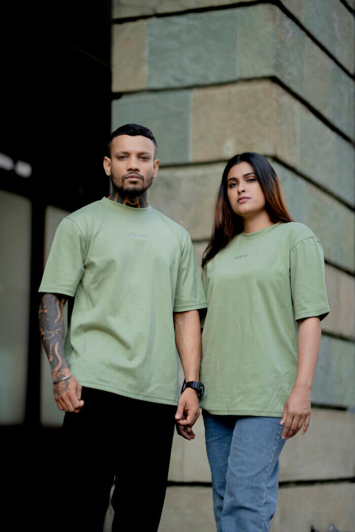 Zeeker printed oversized tee