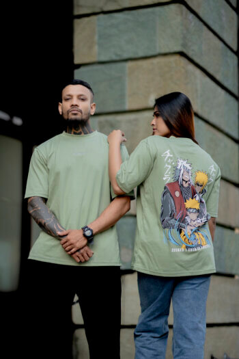 Zeeker printed oversized tee