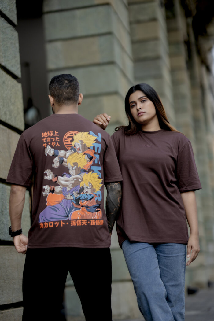 Zeeker printed oversized tee