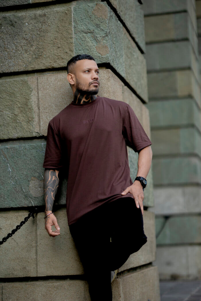 Zeeker printed oversized tee