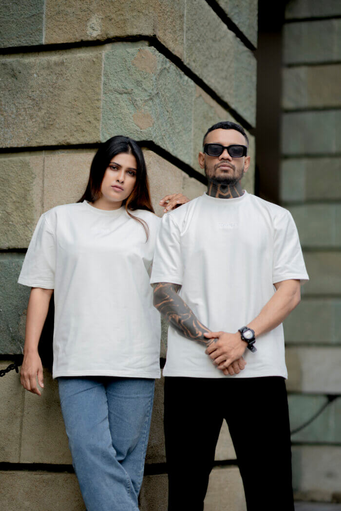 Zeeker Anime Printed Oversized Tee - Off White ii - Image 4
