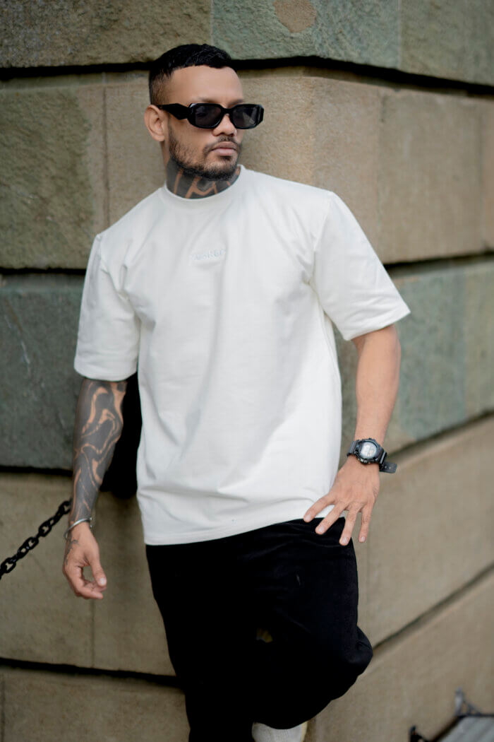 Zeeker printed oversized tee