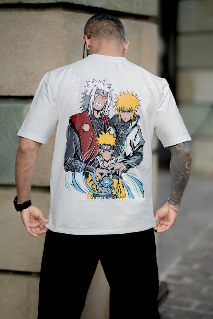 Zeeker printed oversized tee