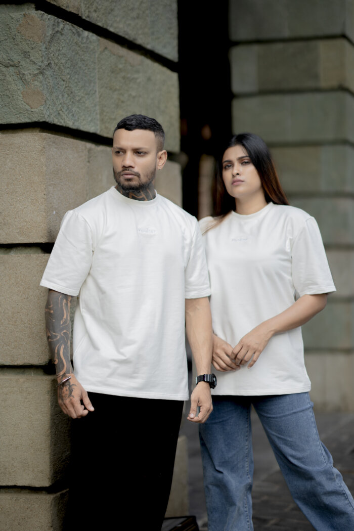 Zeeker Anime Printed Oversized Tee - Off White III - Image 3