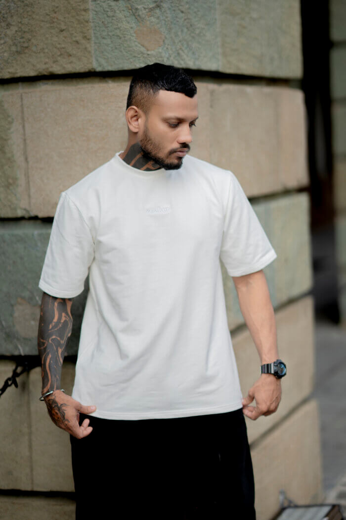 Zeeker printed oversized tee