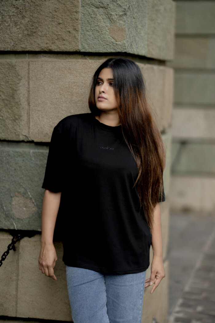 Zeeker printed oversized tee