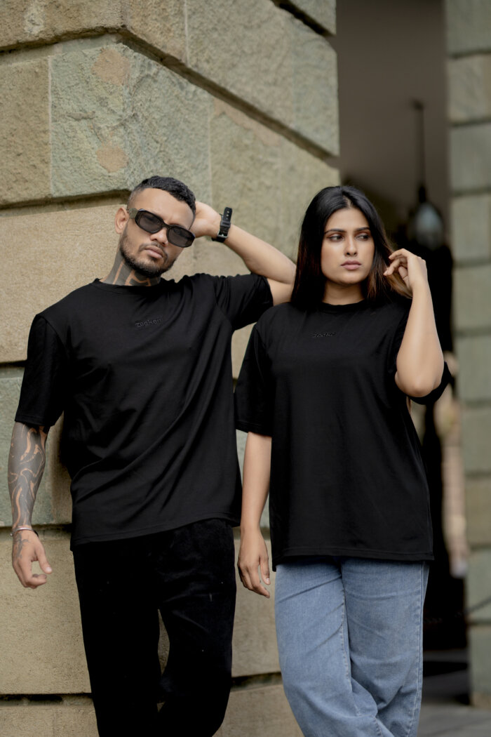 Zeeker printed oversized tee