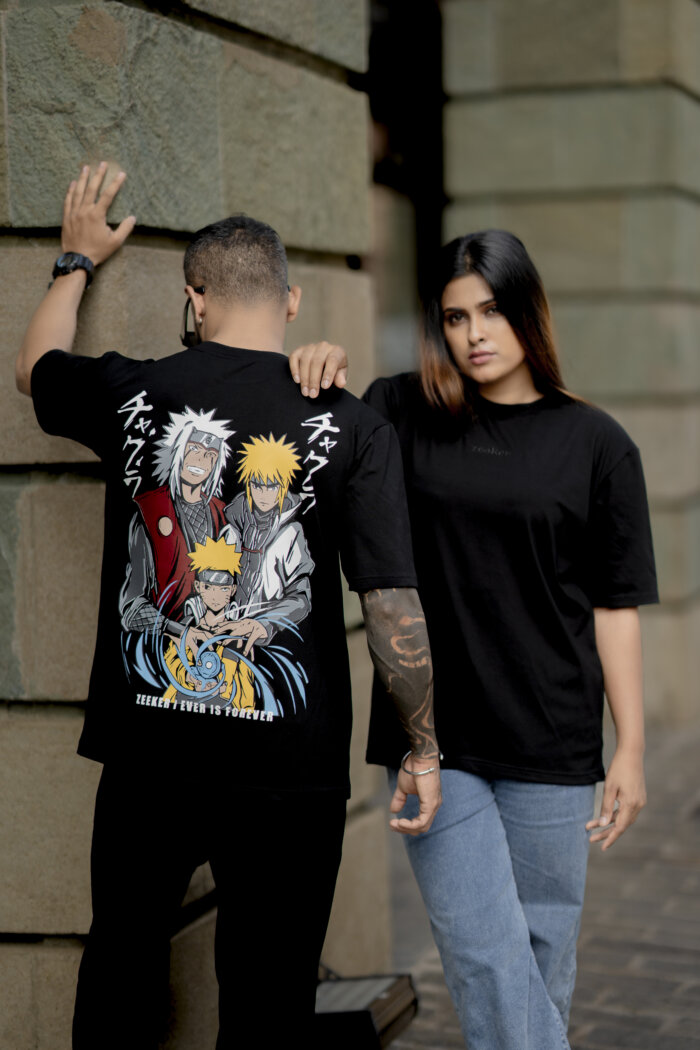 Zeeker printed oversized tee