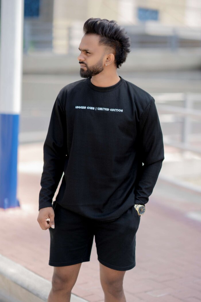 Lugerr Club Limited Edition Long Sleeves Tee - Black - Image 2