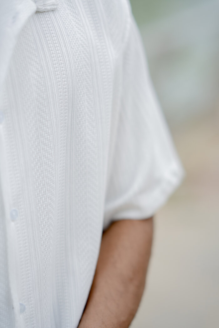 Lugerr Textured Shirt - White - Image 3