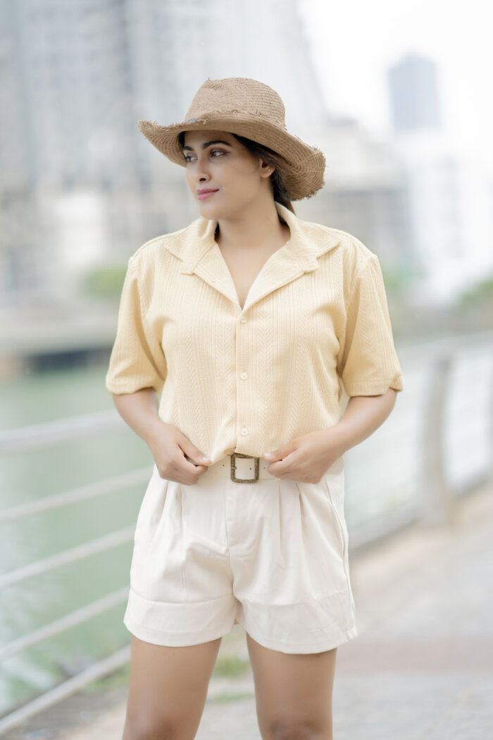 Lugerr Textured Shirt - Light Beige - Image 2