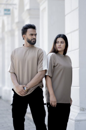 Lugerr Striped oversized tee