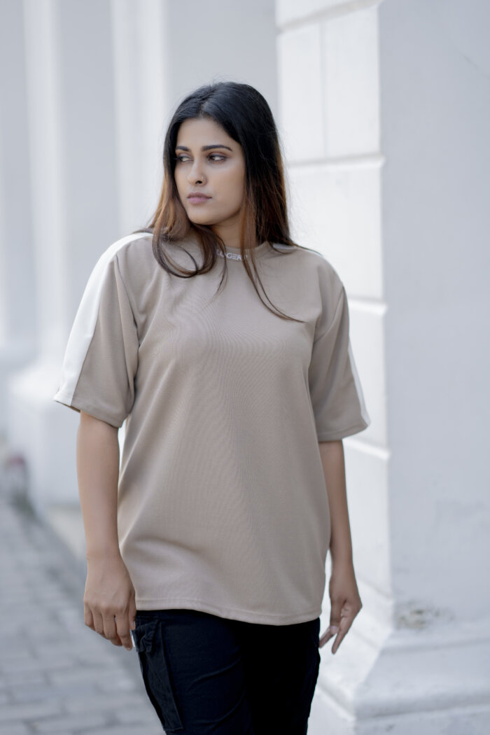 Lugerr Striped oversized tee