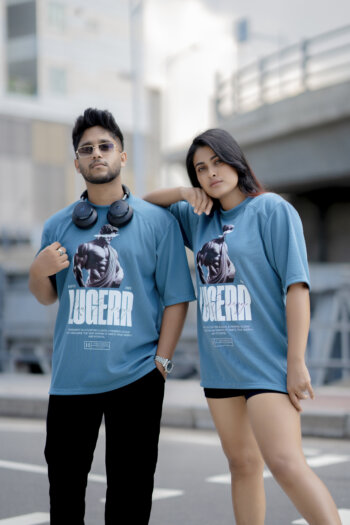 Lugerr RAW ENERGY high-necked oversized tee