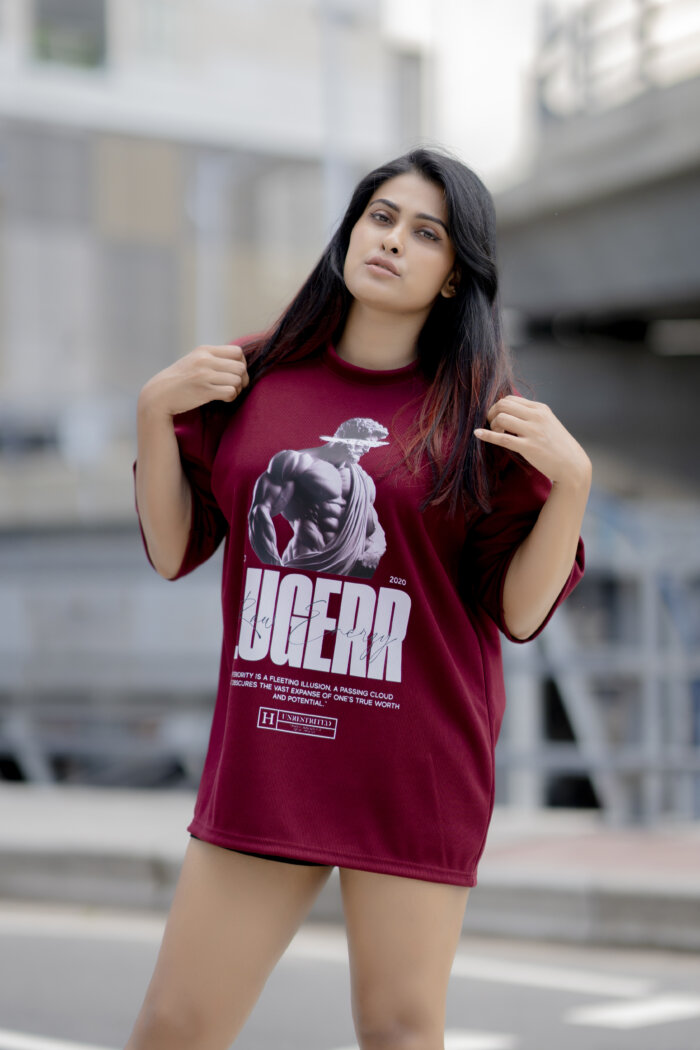 Lugerr RAW ENERGY high-necked oversized tee
