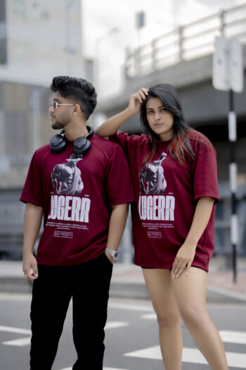 Lugerr RAW ENERGY high-necked oversized tee