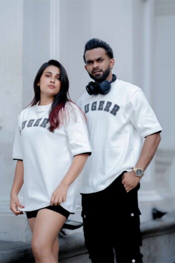 Lugerr Jackpot high neck oversized tee