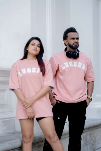Lugerr Jackpot high neck oversized tee