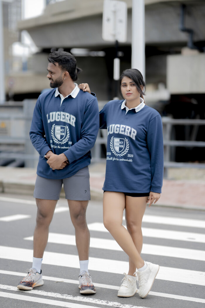 Lugerr Legacy Division Long Sleeves Tee - Midnight Blue - Image 2