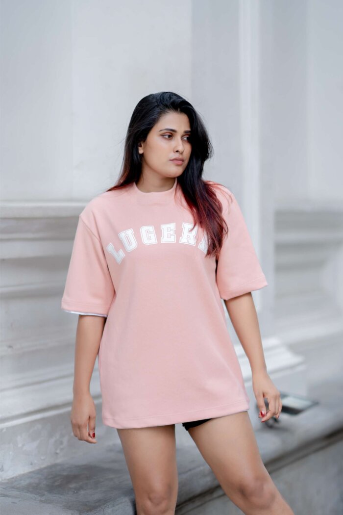 Lugerr Jackpot high neck oversized tee