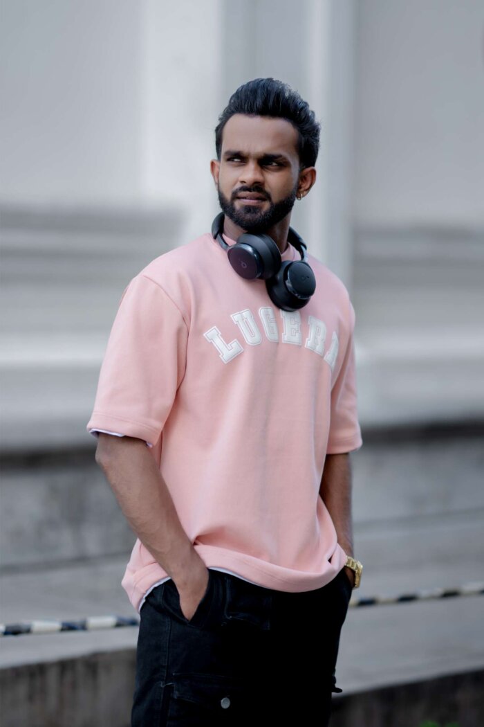 Lugerr Jackport Oversized Tee - Careys Pink - Image 2