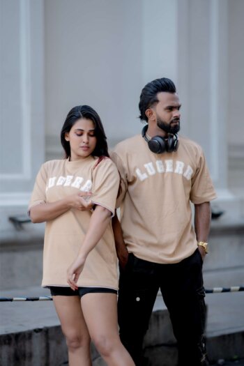 Lugerr Jackpot high neck oversized tee