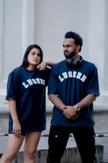 Lugerr Jackpot high neck oversized tee