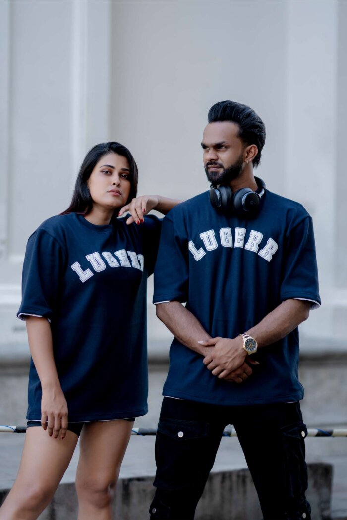 Lugerr Jackpot high neck oversized tee