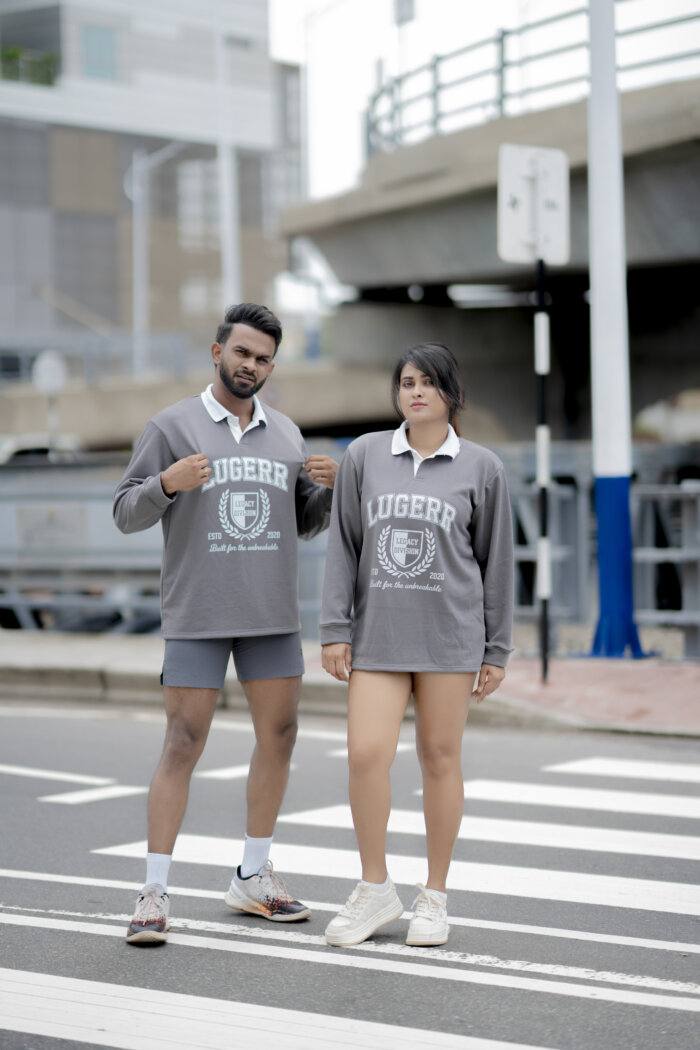 Lugerr Legacy Division Long Sleeves Tee - Slate Gray - Image 2
