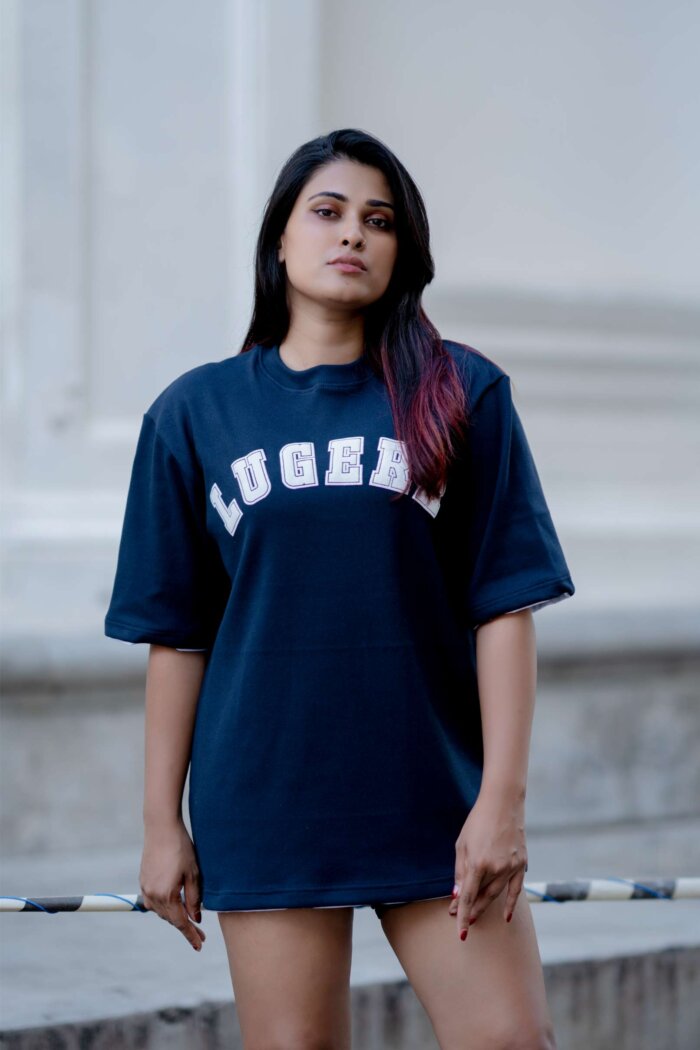 Lugerr Jackpot high neck oversized tee