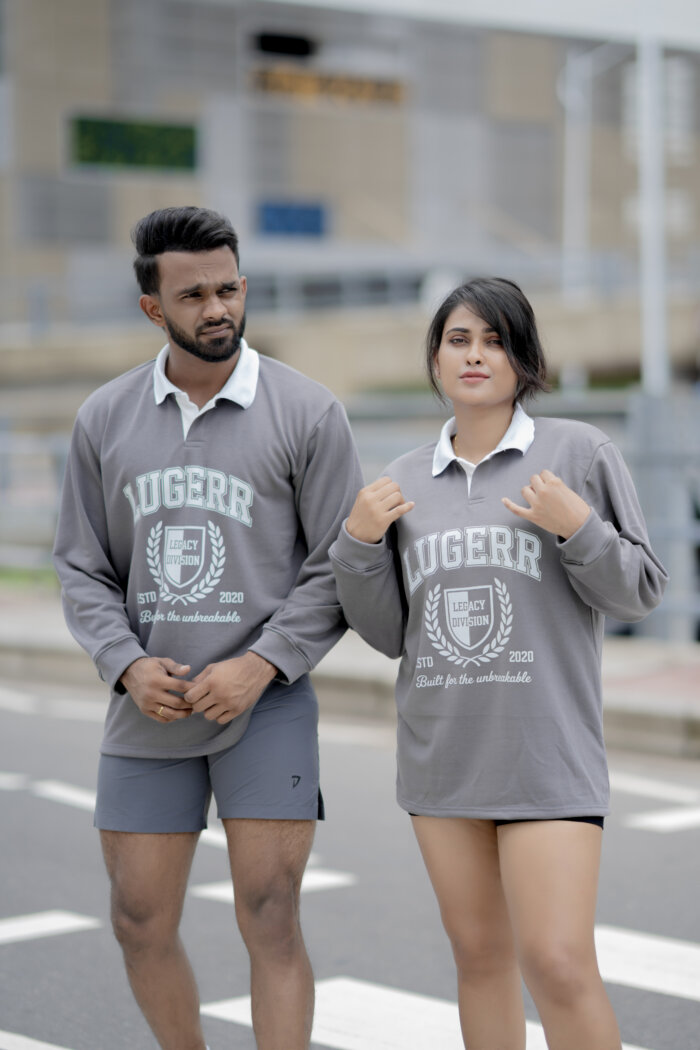 Lugerr Legacy Division Long Sleeves Tee - Slate Gray