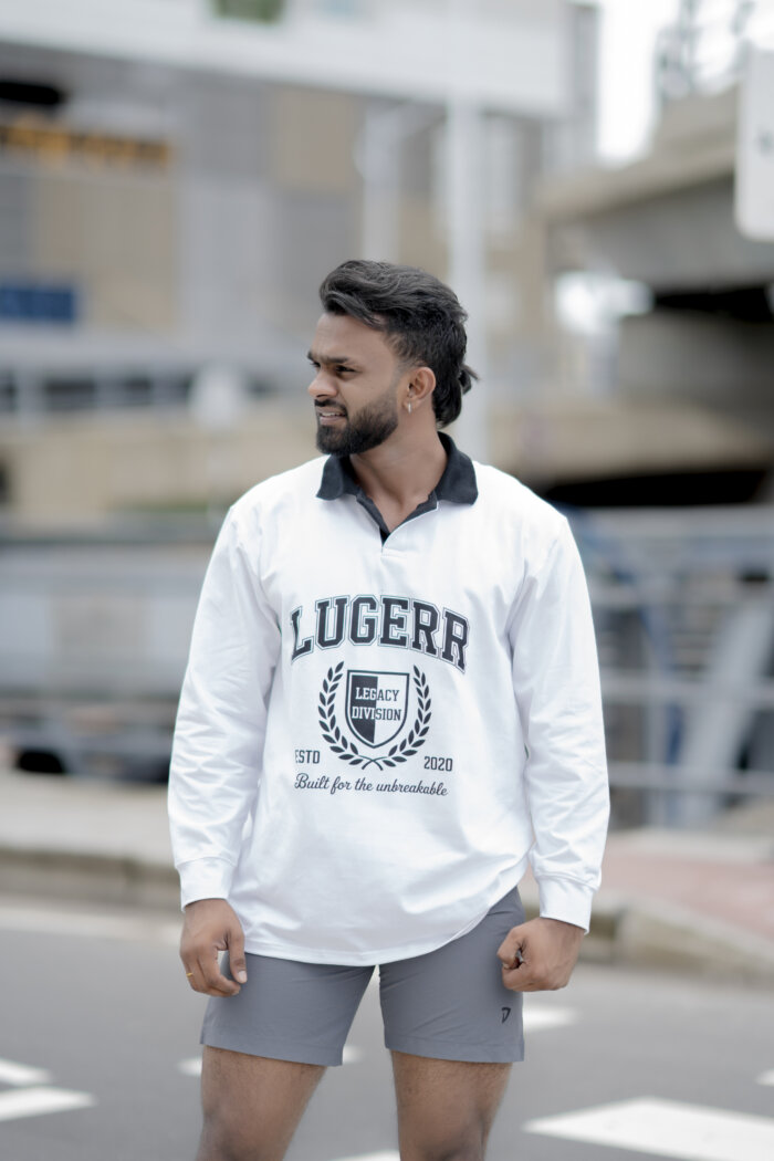 Lugerr Legacy Division Long Sleeves Tee - White - Image 2