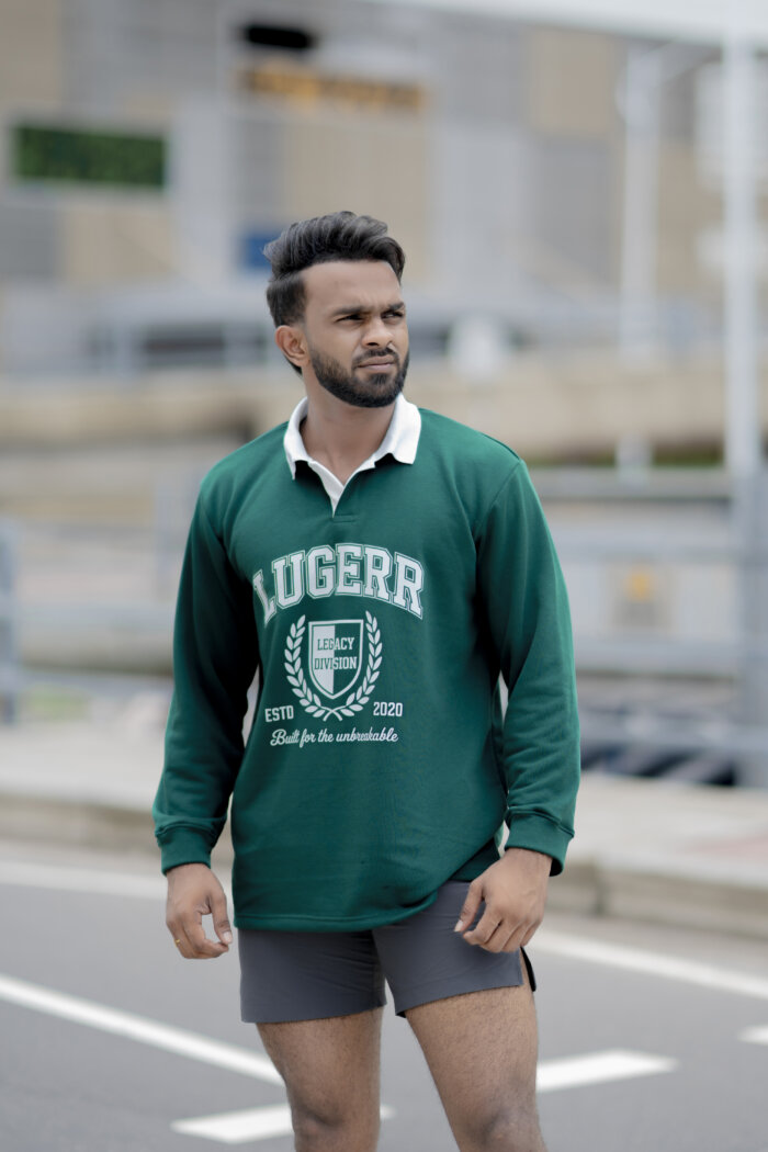 Lugerr Legacy Division Long Sleeves Tee - Aquatic Green - Image 3