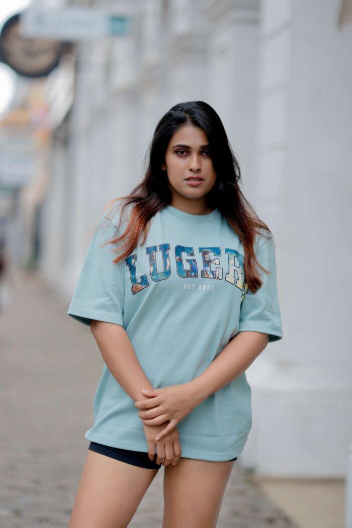 Lugerr Marvel Oversized Tee - Aqua