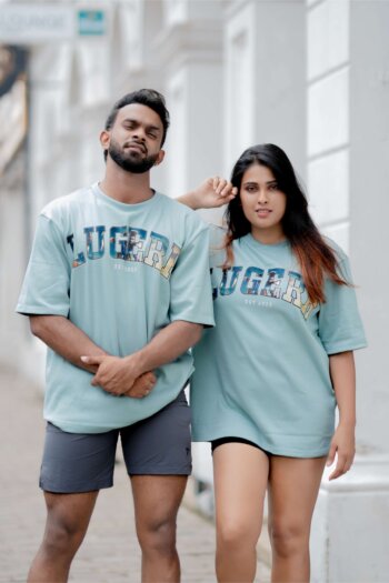 Lugerr Marvel Oversized Tee - Aqua