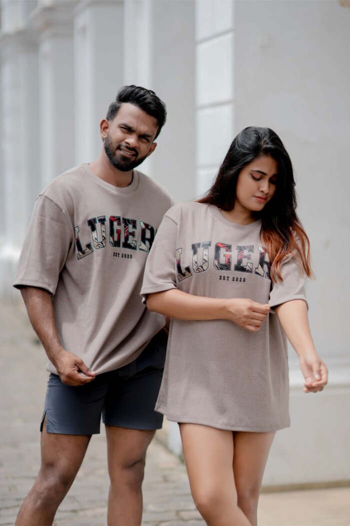 Lugerr Marvel Oversized Tee - Beige