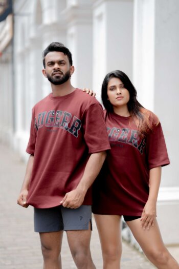 Lugerr Marvel Oversized Tee - Maroon