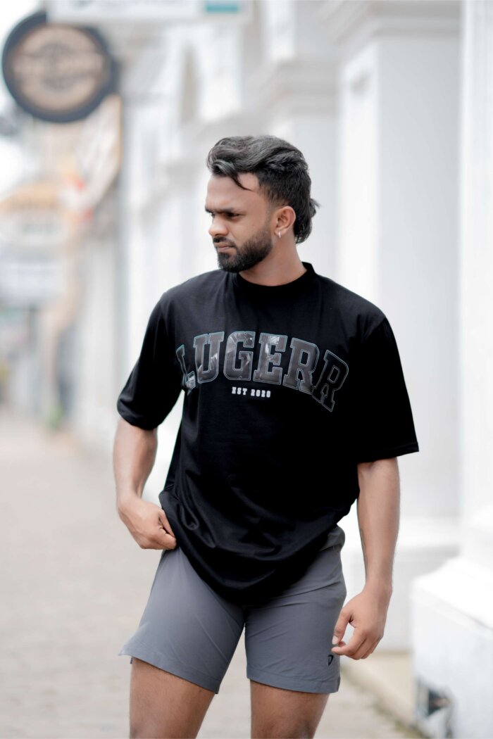 Lugerr Marvel Oversized Tee - Black - Image 2