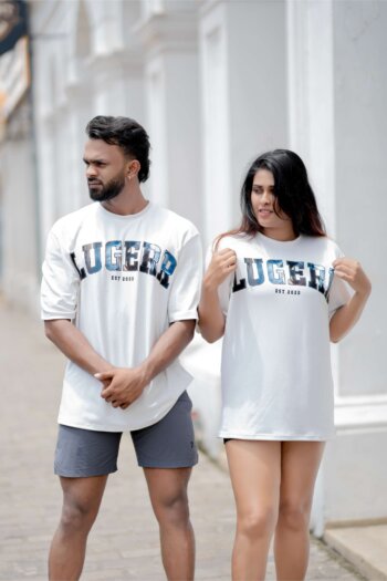 Lugerr Marvel Oversized Tee - White
