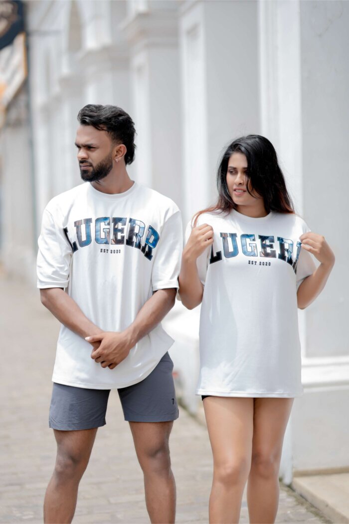 Lugerr Marvel Oversized Tee - White