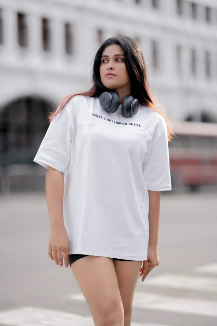 Lugerr Club | Limited Edition Oversized Tee – White