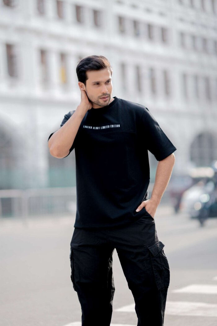 Lugerr Club | Limited Edition Oversized Tee – Black - Image 2