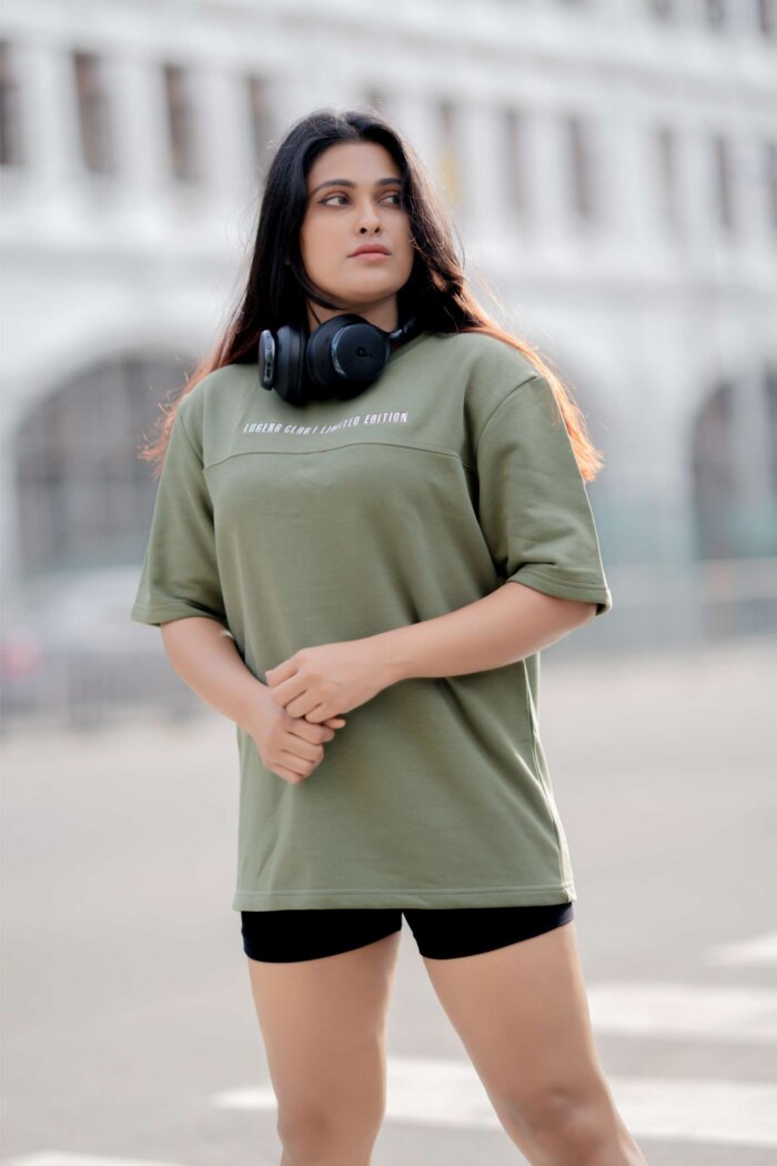 Lugerr Club | Limited Edition Oversized Tee – Mossy Green - Image 3