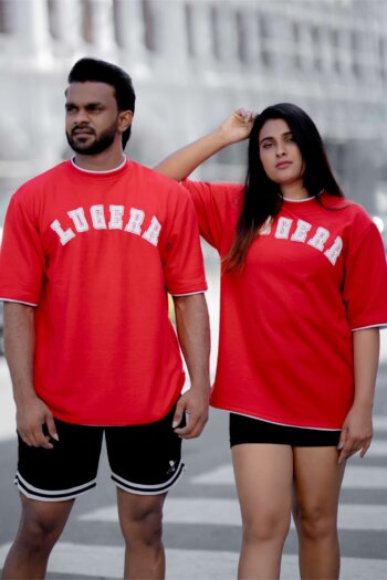 Lugerr Jackpot high neck oversized tee