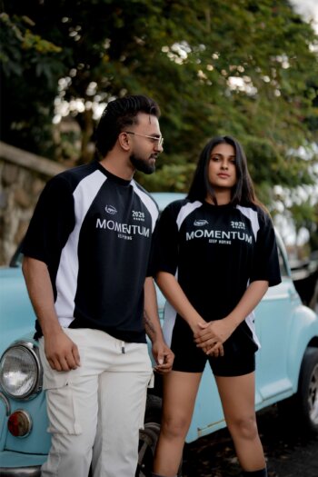 Lugerr Momentum oversized tee - Black