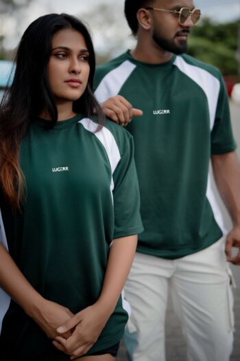 Lugerr Axis oversized tee - Green